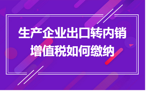 生产企业出口转内销增值税缴纳指南与税务登记代理实务